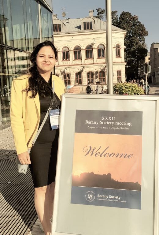 Dr Pratistha Sachan best vertigo Specialist Attends 32nd Bárány Society Meeting: